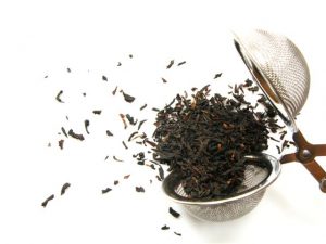 preparing herbal tea