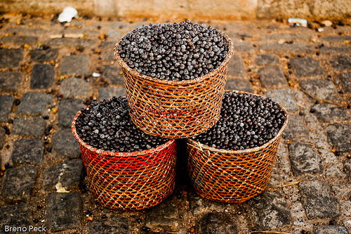 acai berries in a basket