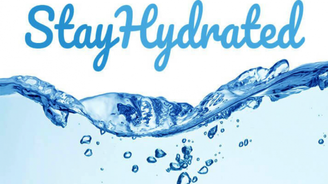 Stay hydrated with water Exercise Image Source- My Own Water